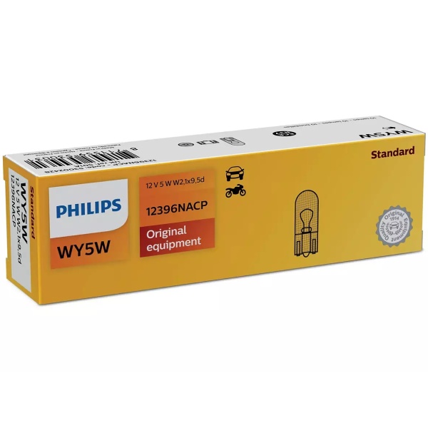 Set 10 Buc Bec Philips WY5W 12V 5W 12396NACP